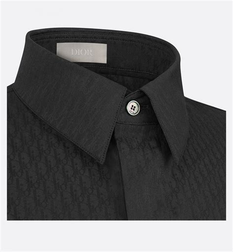 chemise dior oblique homme|Chemise À Motif Dior Oblique Black .